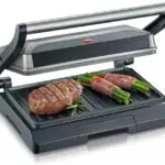 Severin Kontaktgrill für Sandwiches und Steak, Antihaftbeschichteter Sandwich Maker, 800 W.