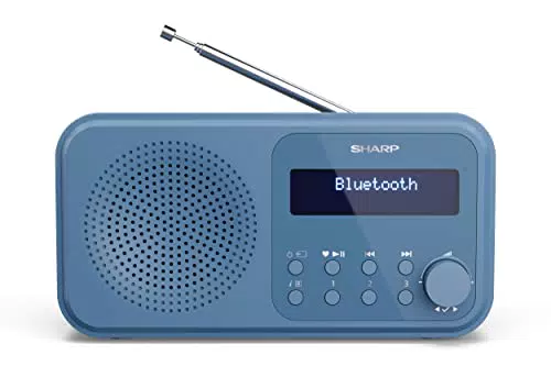 SHARP DR-P420 Digitalradio DAB/DAB+/FM mit RDS, USB, Bluetooth 5.0, Wecker-Funktionen