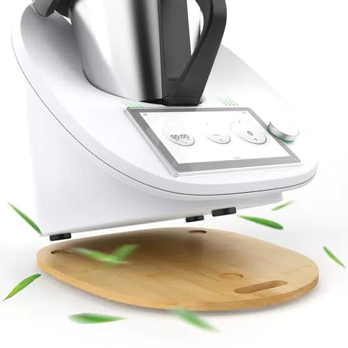 Siegvoll Gleitbrett für Thermomix TM6 TM5 aus Bambus – Rollbrett Zubehör