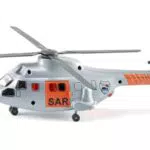 Siku SAR Transporthubschrauber 1:50 mit Spielzeugfigur und Seilwinde