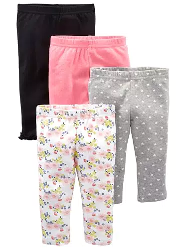 Simple Joys by Carter's Baby-Mädchen 4-Pack Pant Hose
