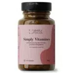 Simply Focus Vitamin A-E Kapseln mit Coenzym Q10 – Vegan, Gluten- und Laktosefrei