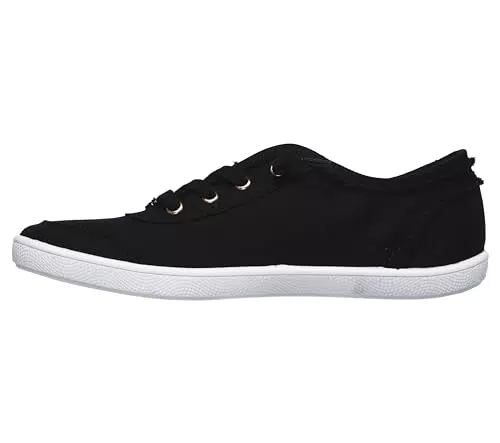 Skechers Damen Sneaker Bobs B Cute - Schwarz Canvas