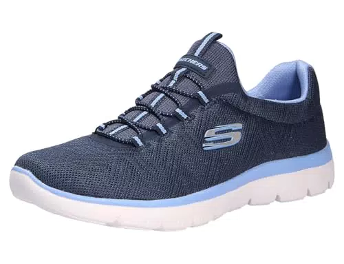 Skechers Damen Sneaker mit Marineblauem Strickmuster