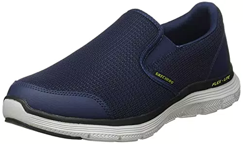 Skechers Flex Advantage 4.0 Herren Sneaker aus Mesh mit Lime Akzenten