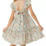 Clara Müller A-Linie Sommerkleid für Mädchen - Ärmellos Prinzessin Kleid CL1901-4