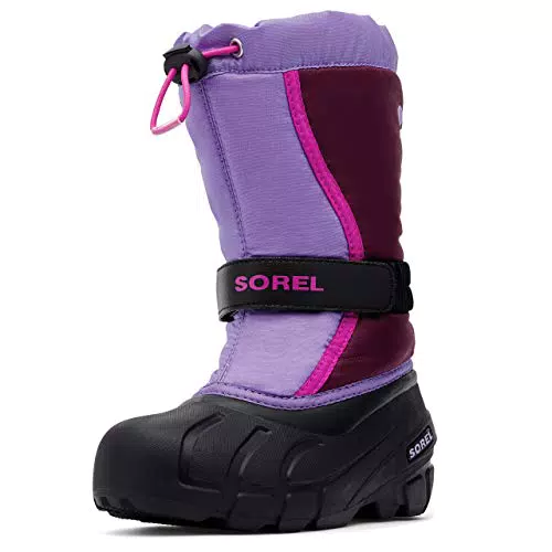 Sorel KIDS FLURRY Schneestiefel für Unisex Kinder, Schwarz - Youth