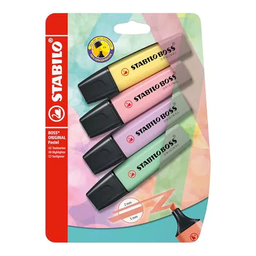 STABILO Textmarker BOSS ORIGINAL - Hochwertige Markierstifte für jeden Bedarf