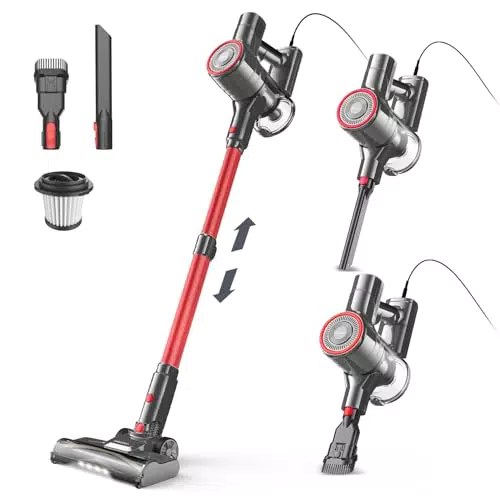 Staubsauger, 6-in-1 Stielstaubsauger & Handstaubsauger mit 6M Kabel