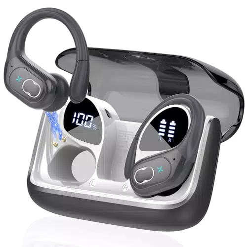 STECEi Kopfhörer Sport, 2025 in Ear Kopfhörer Kabellos Bluetooth 5.4 mit HD Mic