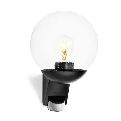 Steinel Außenwandleuchte L 585 S schwarz, 180° Bewegungsmelder