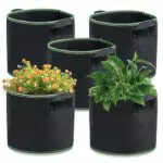 SUNOYA Pflanzsack für Tomaten und Kartoffeln, 40L, mit Griffen, 40x30 cm