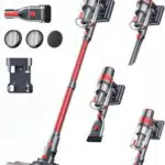 SunSare Akku Staubsauger Kabellos 450W - Leistungsstarker Akkusauger mit LED Display
