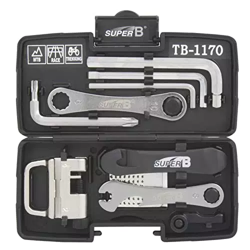 SuperB TB-1170 Werkzeugset für Fahrradmontage mit Inbus, Torx und Schraubenzieher