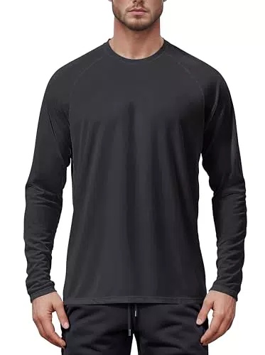 Tansozer UV Shirt Herren Langarm UPF 50 für Sport und Wandern