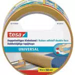tesa Doppelseitiges Klebeband Universal - Vielseitiges Klebeband für Verpackungen