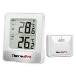 ThermoPro TP49W-4 digitales Mini Thermo-Hygrometer Thermometer Raumthermometer 4 er innen Temperatur und Luftfeuchtigkeitmessgerät mit Smiley-Indikator