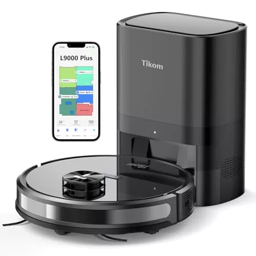 Tikom L9000 Plus Saugroboter mit Wischfunktion und LiDAR-Navigation