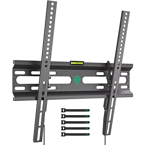 TIPTOP TV Wandhalterung neigbar für 32-55 Zoll Flachbildfernseher, VESA 400x400