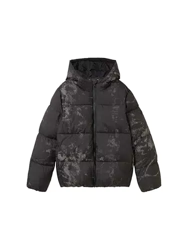 TOM TAILOR Jungen Puffer Winterjacke mit Kapuze, Modell 1043018