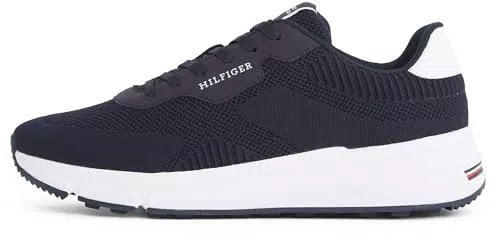 TOMMY HILFIGER Herren Low Profile Sneakers aus leichtem Knit Material