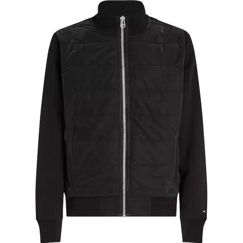 Tommy Hilfiger Herren Sweatshirt mit Reißverschluss und Stehkragen
