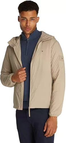 Tommy Hilfiger Herren Windbreaker Jacke Tech Packable mit Kapuze