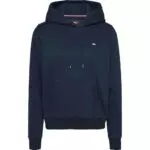 Tommy Jeans Damen Hoodie Flag Regular Fit, Blau