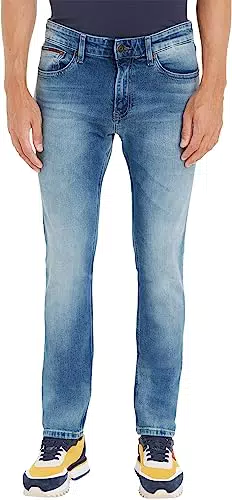 Tommy Jeans Herren Slim Stretch Jeans Hose Scanton