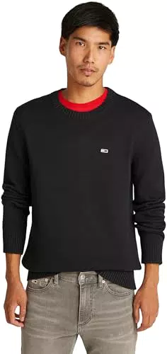 Tommy Jeans Herren TJM Slim Essentials C-Neck Sweater