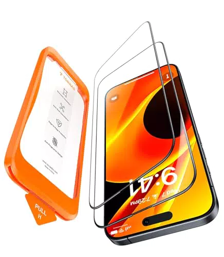 TORRAS iPhone 14 Pro Panzerglas - Unzerstörbare Schutzfolie 9H Bruchsicher