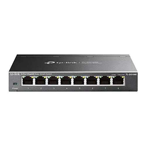 TP-Link TL-SG105E Gigabit Easy Smart Managed Netzwerk Switch mit QoS und IGMP-Snooping