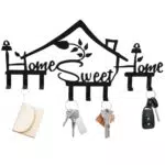 Tyokas Schlüsselbrett Modern Home Sweet Home mit Haken und Kleiderablage