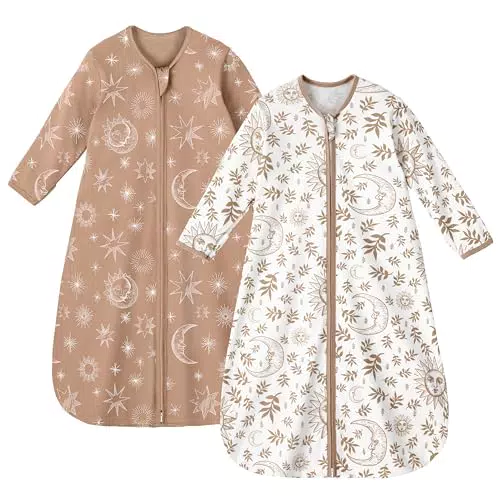 Unnivoll Schlafsack für Babys - 0.5 Tog, 100% Baumwolle, Sommer 0-6 Monate