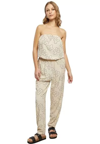 Urban Classics Damen Jumpsuit Bandeau aus Viskose für Damen