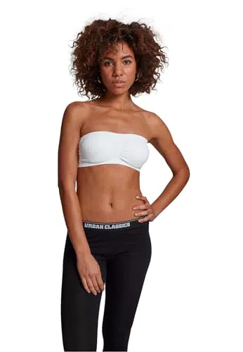 Urban Classics Damen Bandeau Top mit integrierten Brust-Pads für Frauen