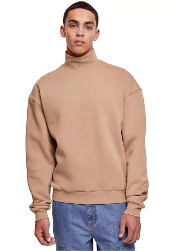 Urban Classics Herren Sweatshirt TB6320 High Rib Neck Crew