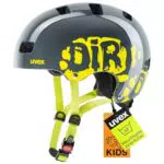 Uvex Kinder Fahrradhelm Kid 3, dirtbike black, 51-55 cm