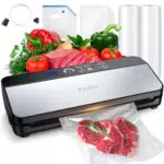 Vakuumierer 8-in-1 mit Cutter, Trocken-/Feuchtmodus und digitalem Countdown