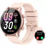 Vamout Smartwatch Damen mit Telefonfunktion, 1.39 HD Fitnessuhr, IP68 wasserdicht