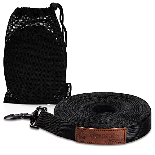 VierPfoten Schleppleine für Hunde, 5m, 10m, 15m, 20m