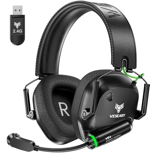 WESEARY Gaming Headset mit Mikrofon für PS4, PS5, PC, Xbox One und Switch