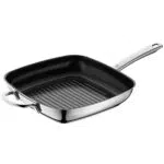 WMF Durado Grillpfanne Induktion, Cromargan Edelstahl mit Keramikbeschichtung