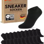 Sneaker Socken aus Baumwolle für Herren und Damen mit Komfortbund - Nahtlos (Modell 70102T)