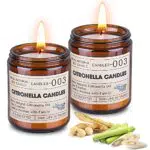 Citronella Kerze Groß von [Marke], Sojawachs Outdoor Kerze für Garten und Terrasse