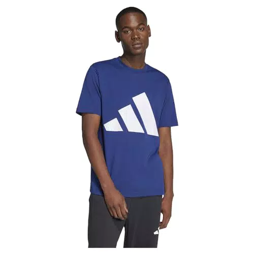adidas Herren Essentials Big Logo Single Jersey Tee