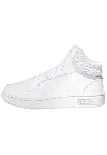 adidas Hoops Mid Basketball Shoe, core Black/FTWR White/Grey six