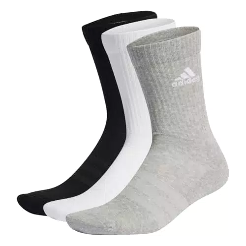 adidas Unisex Cushioned Sportswear 3 Pairs Crew Socken