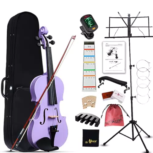 Aileen Geige 3/4 für Kinder ab 9-11 Jahre - Anfänger Violine Set für Schüler