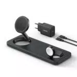 Anker MagGo 3-in-1 Kabellose Ladestation, Qi2, 15W für iPhone, AirPods, Apple Watch